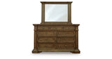 Frantanna Brown Dresser and Mirror from Ashley Furniture - Luna Furniture