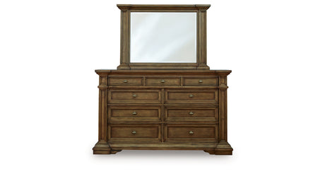 Frantanna Brown Dresser and Mirror from Ashley Furniture - Luna Furniture