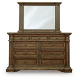 Frantanna Queen Panel Storage Bed, Dresser and Mirror from Ashley - Luna Furniture