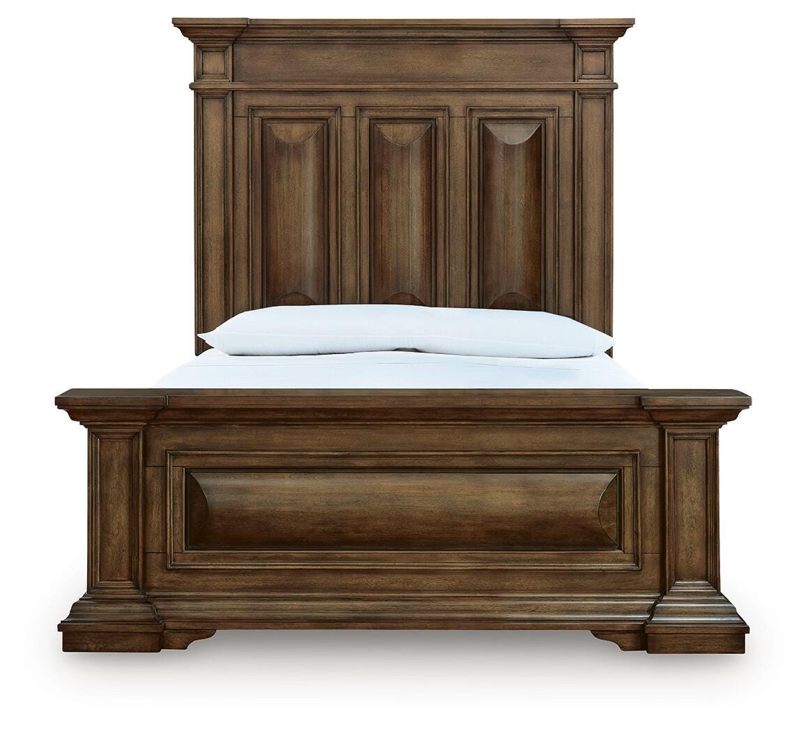 Frantanna Brown Queen Panel Bed from Ashley - Luna Furniture