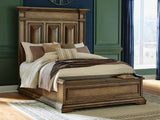 Frantanna Brown Queen Panel Storage Bed from Ashley - Luna Furniture