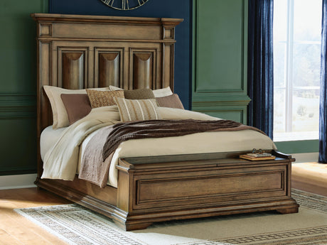 Frantanna Brown Queen Panel Storage Bed from Ashley - Luna Furniture