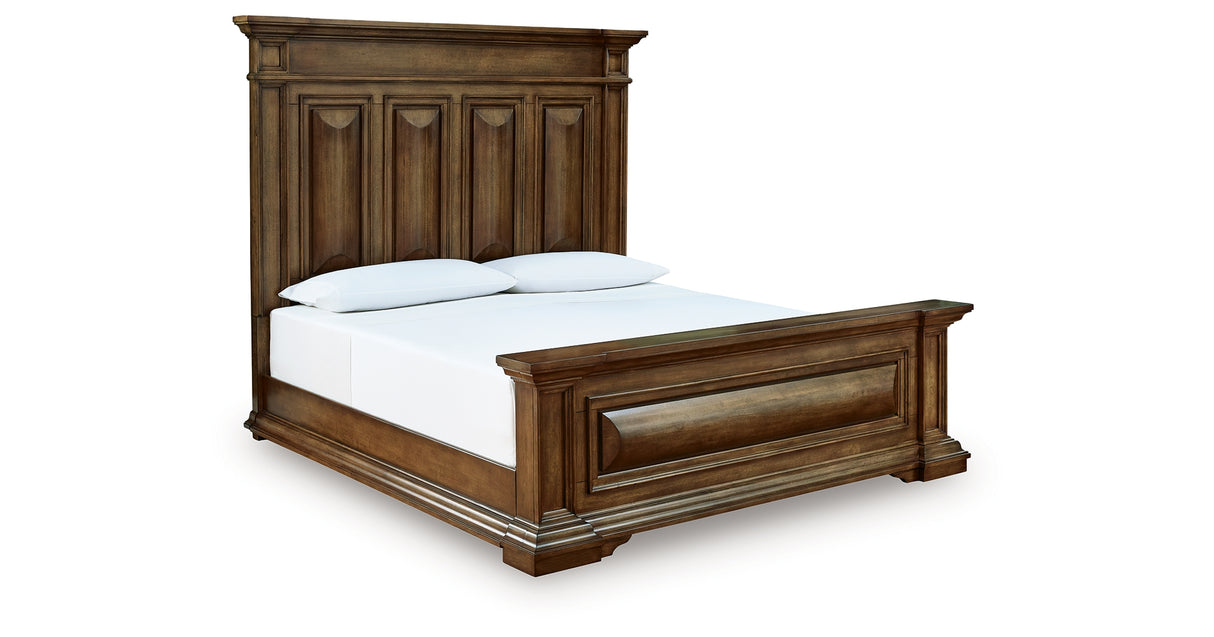 Frantanna Brown King Panel Bed from Ashley Furniture - Luna Furniture