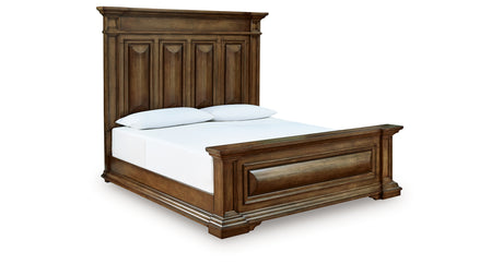 Frantanna Brown King Panel Bed from Ashley Furniture - Luna Furniture