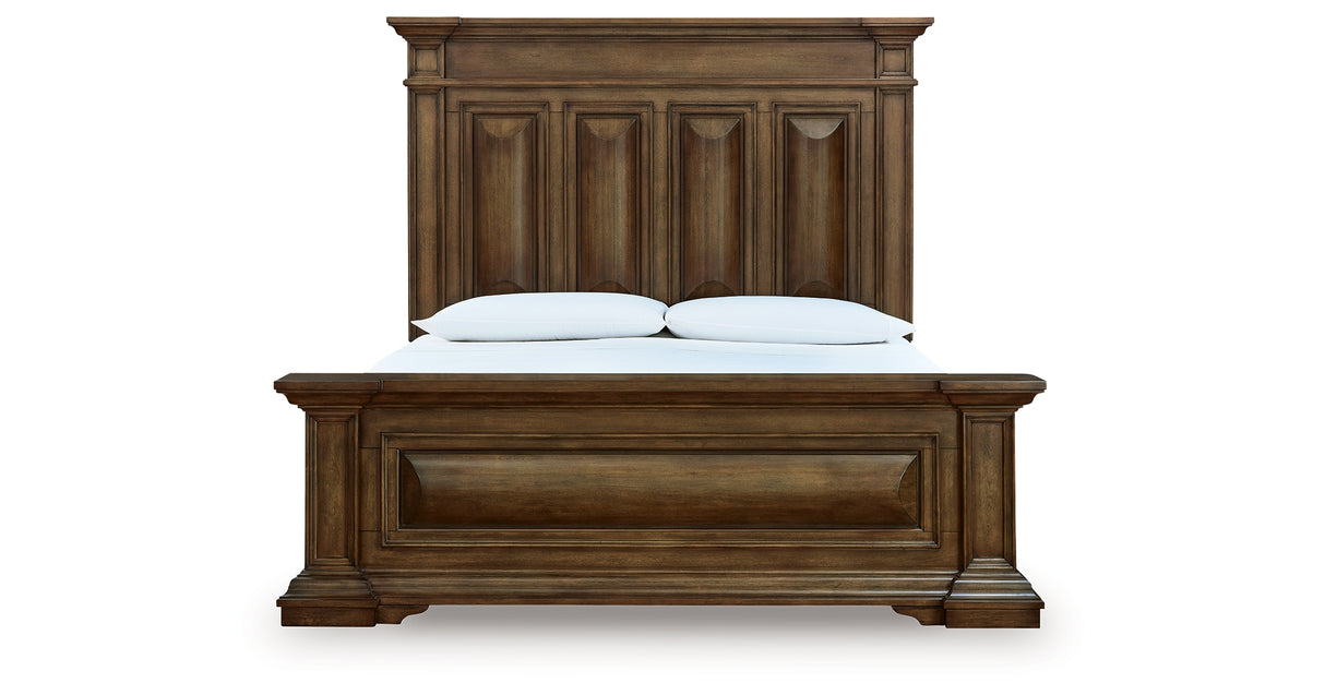 Frantanna Brown King Panel Bed from Ashley Furniture - Luna Furniture