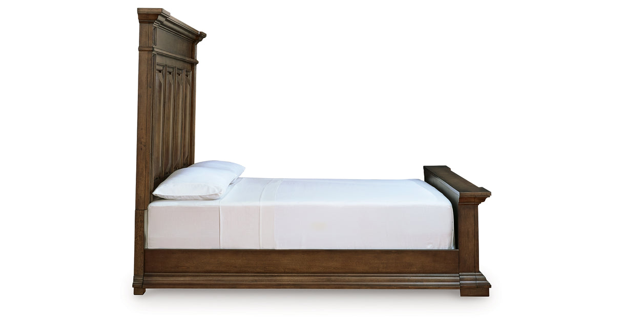 Frantanna Brown King Panel Bed from Ashley Furniture - Luna Furniture