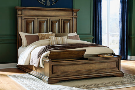 Frantanna Brown Panel Storage Bedroom Set from Ashley Furniture - Luna Furniture