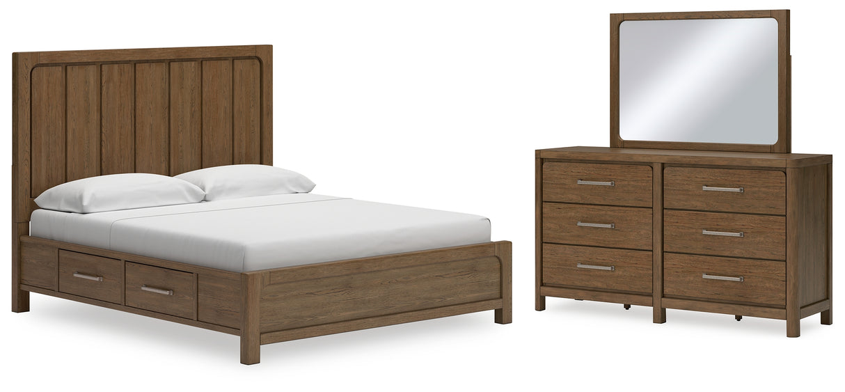Cabalynn Light Brown Storage Platform Bedroom Set from Ashley Furniture - Luna Furniture