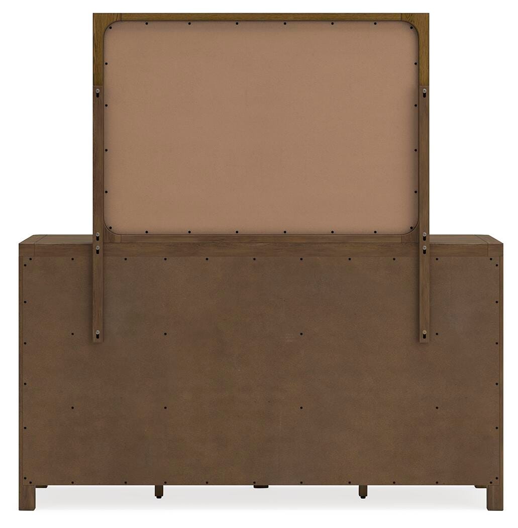 Cabalynn Light Brown Dresser and Mirror from Ashley Furniture - Luna Furniture