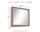 CABALYNN Light Brown Bedroom Mirror (Mirror Only) from Ashley Furniture - Luna Furniture