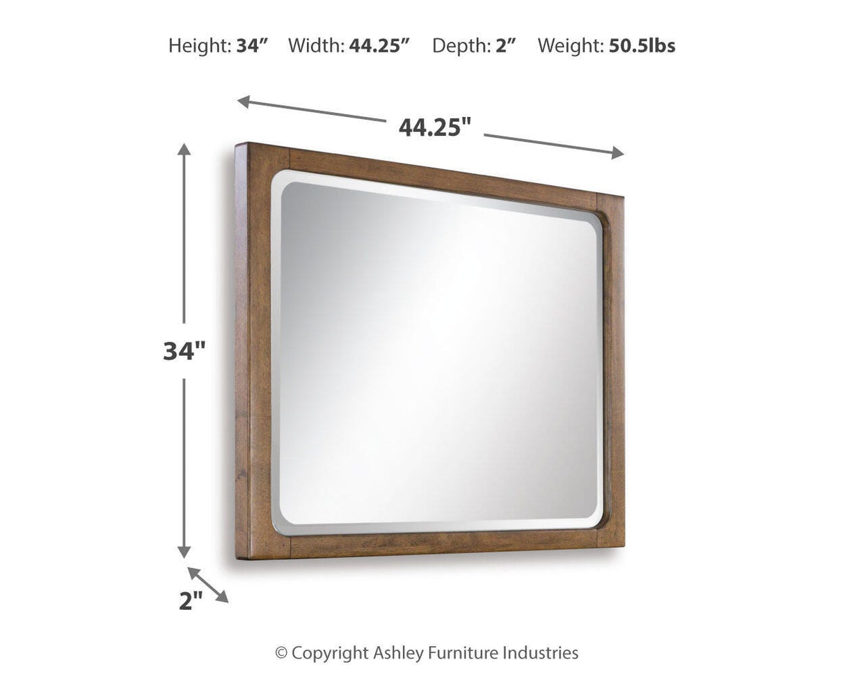 CABALYNN Light Brown Bedroom Mirror (Mirror Only) from Ashley Furniture - Luna Furniture