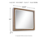 CABALYNN Light Brown Bedroom Mirror (Mirror Only) from Ashley Furniture - Luna Furniture