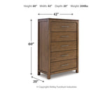 Cabalynn Light Brown Chest of Drawers from Ashley Furniture - Luna Furniture