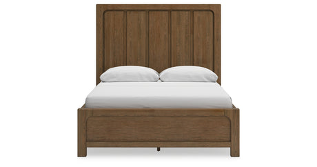 Cabalynn Queen Panel Bed with Dresser in Light Brown from Ashley Furniture - Luna Furniture