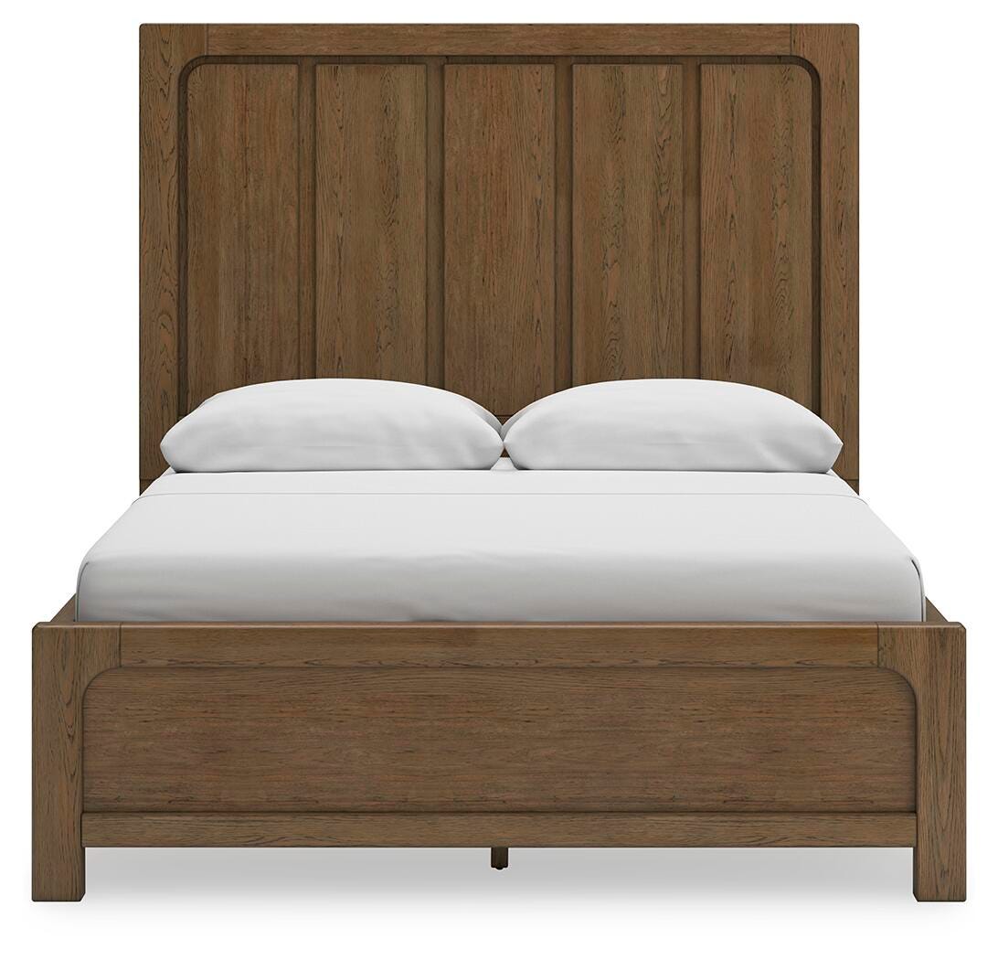 Cabalynn Light Brown Queen Storage Platform Bed from Ashley - Luna Furniture