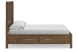 Cabalynn Light Brown California King Storage Platform Bed from Ashley - Luna Furniture