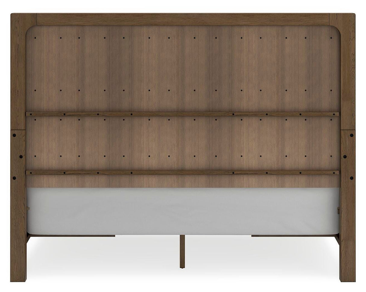 Cabalynn Light Brown King Storage Platform Bed from Ashley Furniture - Luna Furniture