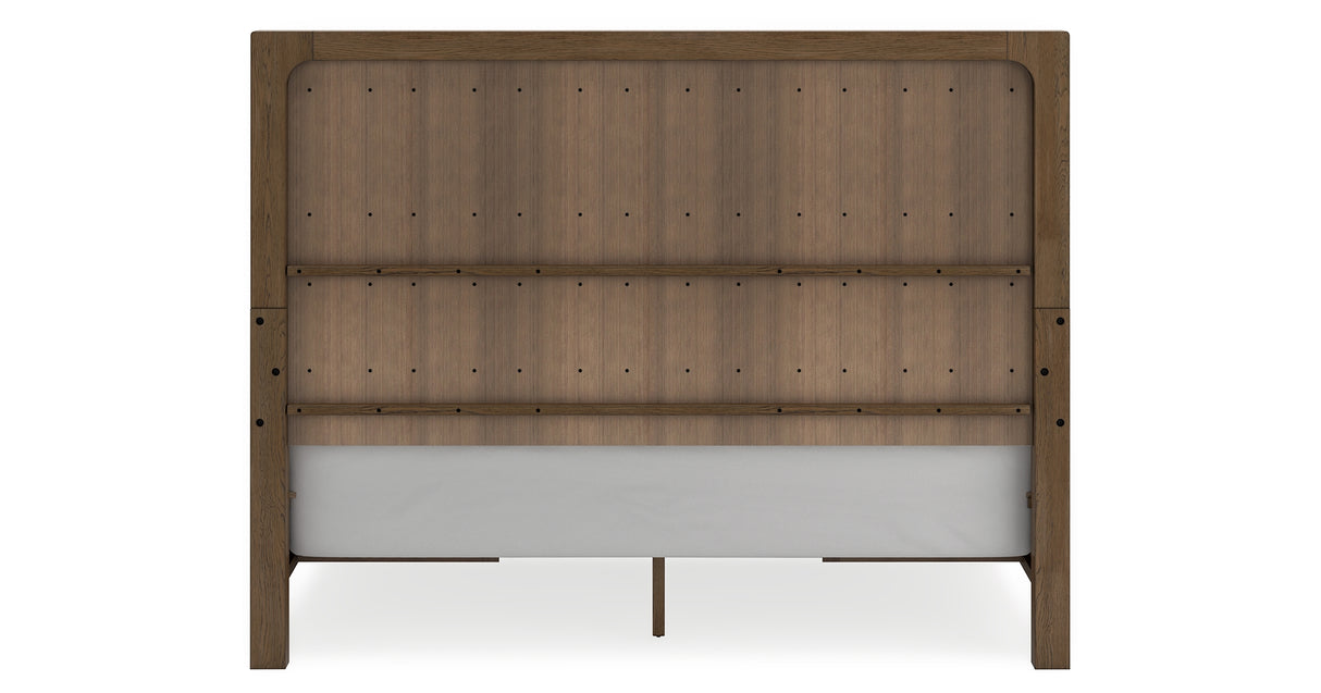 Cabalynn Light Brown King Storage Platform Bed from Ashley Furniture - Luna Furniture