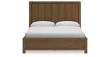 Cabalynn Light Brown King Storage Platform Bed from Ashley Furniture - Luna Furniture