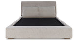 Cabalynn Light Brown California King Upholstered Platform Bed from Ashley Furniture - Luna Furniture