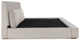 Cabalynn Light Brown California King Upholstered Platform Bed from Ashley Furniture - Luna Furniture
