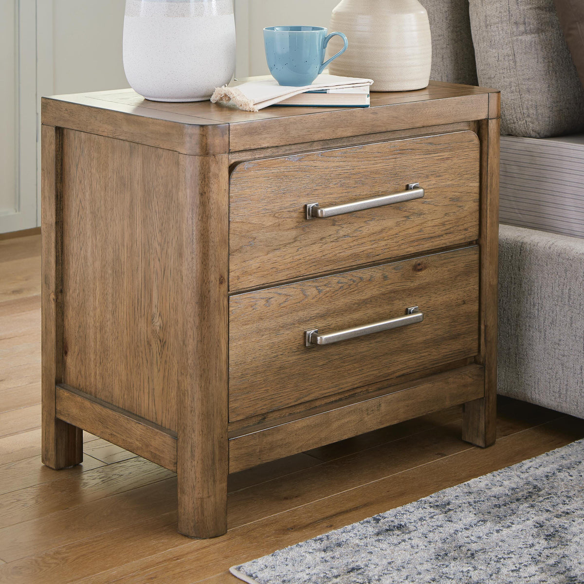 Cabalynn Light Brown Nightstand from Ashley - Luna Furniture