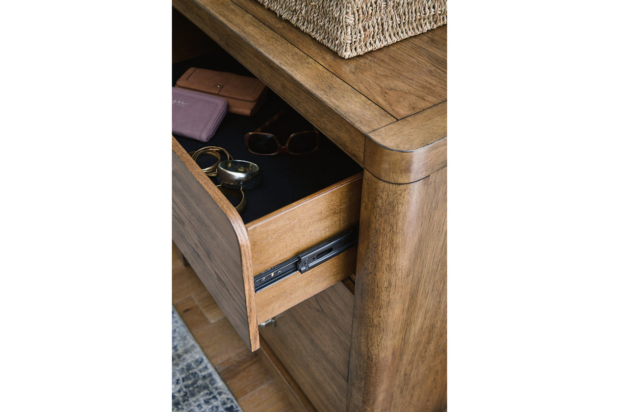 Cabalynn Light Brown Dresser and Mirror from Ashley - Luna Furniture
