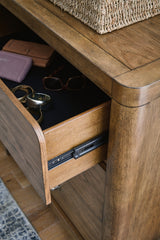 Cabalynn Light Brown Dresser and Mirror from Ashley Furniture - Luna Furniture