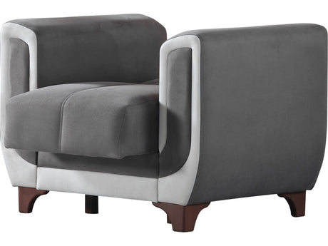 Berre Armchair in Grey from Furnia - Luna Furniture