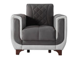 Berre Armchair in Grey from Furnia - Luna Furniture