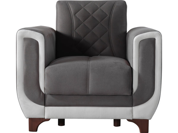 Berre Armchair in Grey