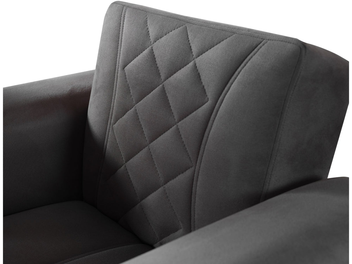 Berre Armchair in Grey from Furnia - Luna Furniture