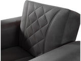 Berre Armchair in Grey from Furnia - Luna Furniture