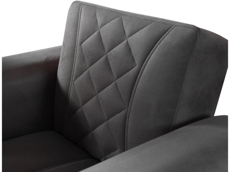 Berre Armchair in Grey from Furnia - Luna Furniture