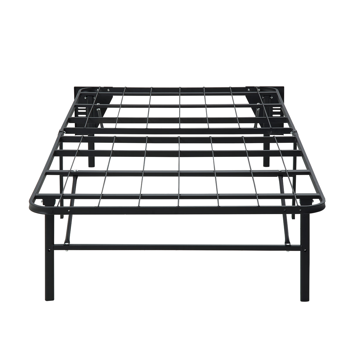 BF-1MT-Q Queen Foldable Metal Platform Bed Frame, Toolless from Homelegance - Luna Furniture