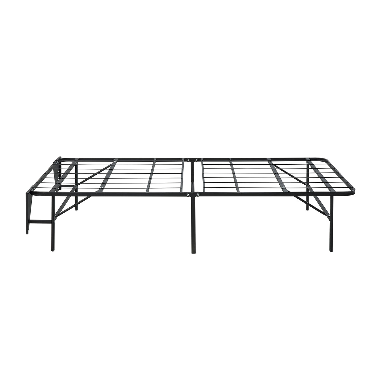 BF-1MT-Q Queen Foldable Metal Platform Bed Frame, Toolless from Homelegance - Luna Furniture