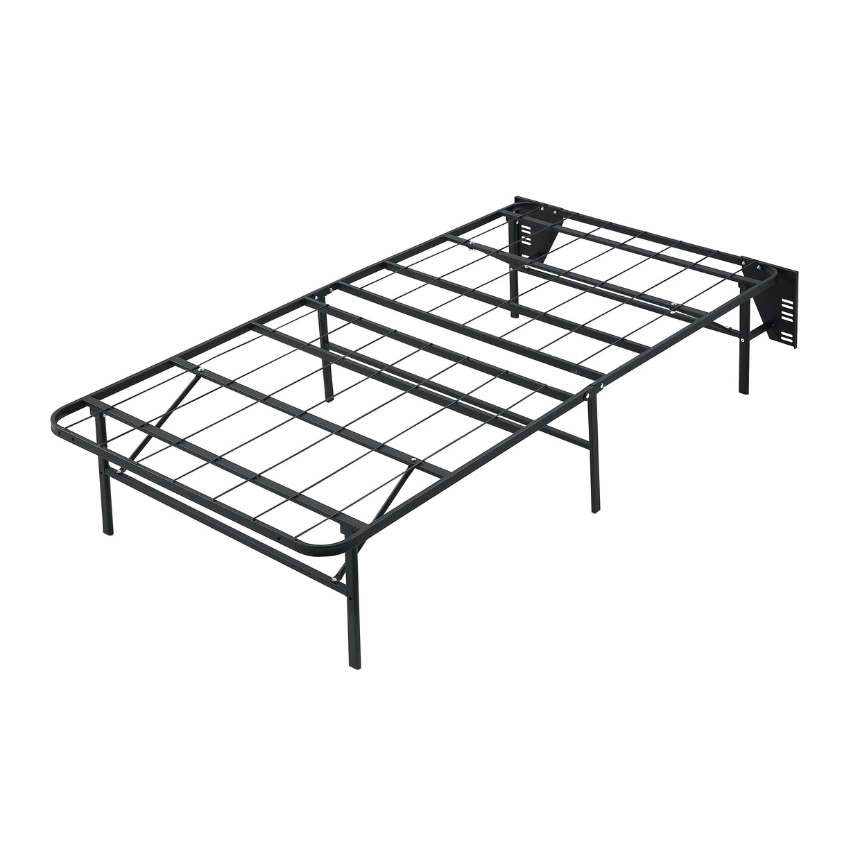 BF-1MT-Q Queen Foldable Metal Platform Bed Frame, Toolless from Homelegance - Luna Furniture