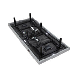 Elevated Black Twin Foldable Metal Platform Bed Frame, Toolless from Homelegance - Luna Furniture