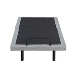 Elevated Black Twin Foldable Metal Platform Bed Frame, Toolless from Homelegance - Luna Furniture