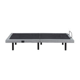 Elevated Black Twin Foldable Metal Platform Bed Frame, Toolless from Homelegance - Luna Furniture