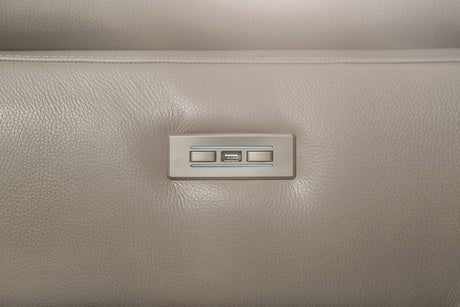 Balderico Taupe Power Reclining Loveseat from Furniture of America - Luna Furniture