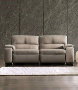 Balderico Taupe Power Reclining Sofa from Furniture of America - Luna Furniture