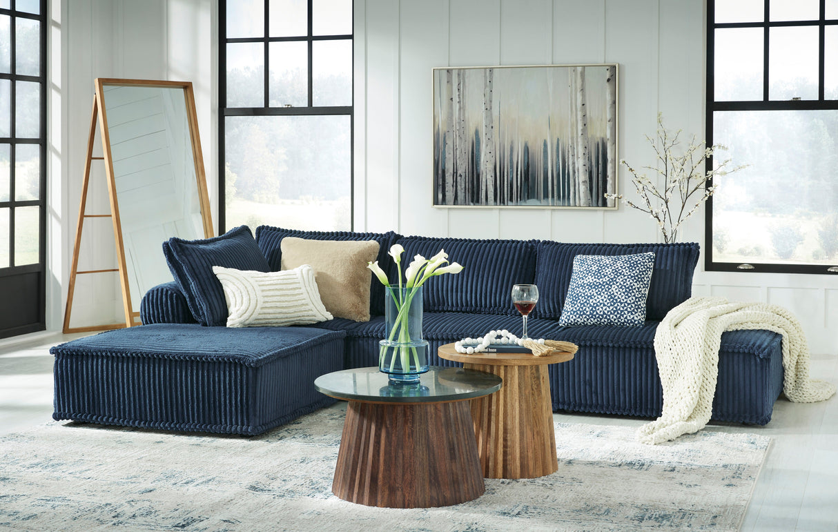 Bales Navy 4-Piece Modular Seating from Ashley - Luna Furniture