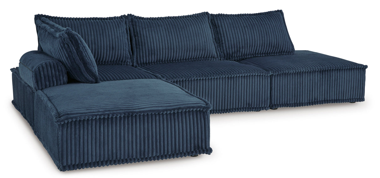 Bales Navy 4-Piece Modular Seating from Ashley - Luna Furniture