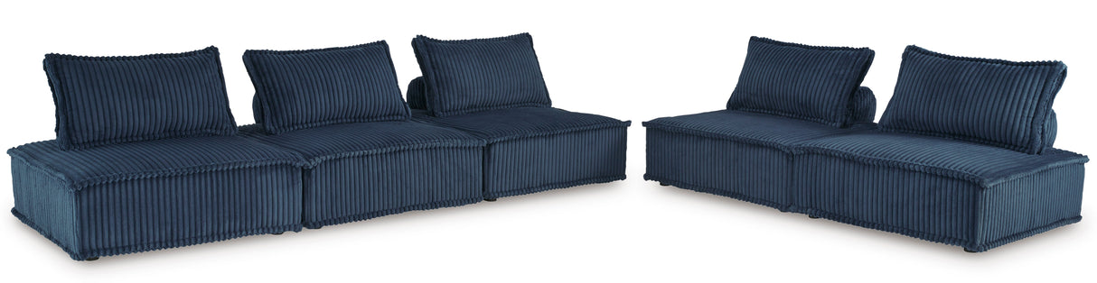 Bales Navy 5-Piece Modular Seating from Ashley - Luna Furniture