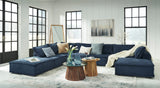 Bales Navy 7-Piece Modular Seating from Ashley - Luna Furniture