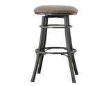 Bali 24″ Backless Counter Stool, Swivel, Gray from Steve Silver - Luna Furniture