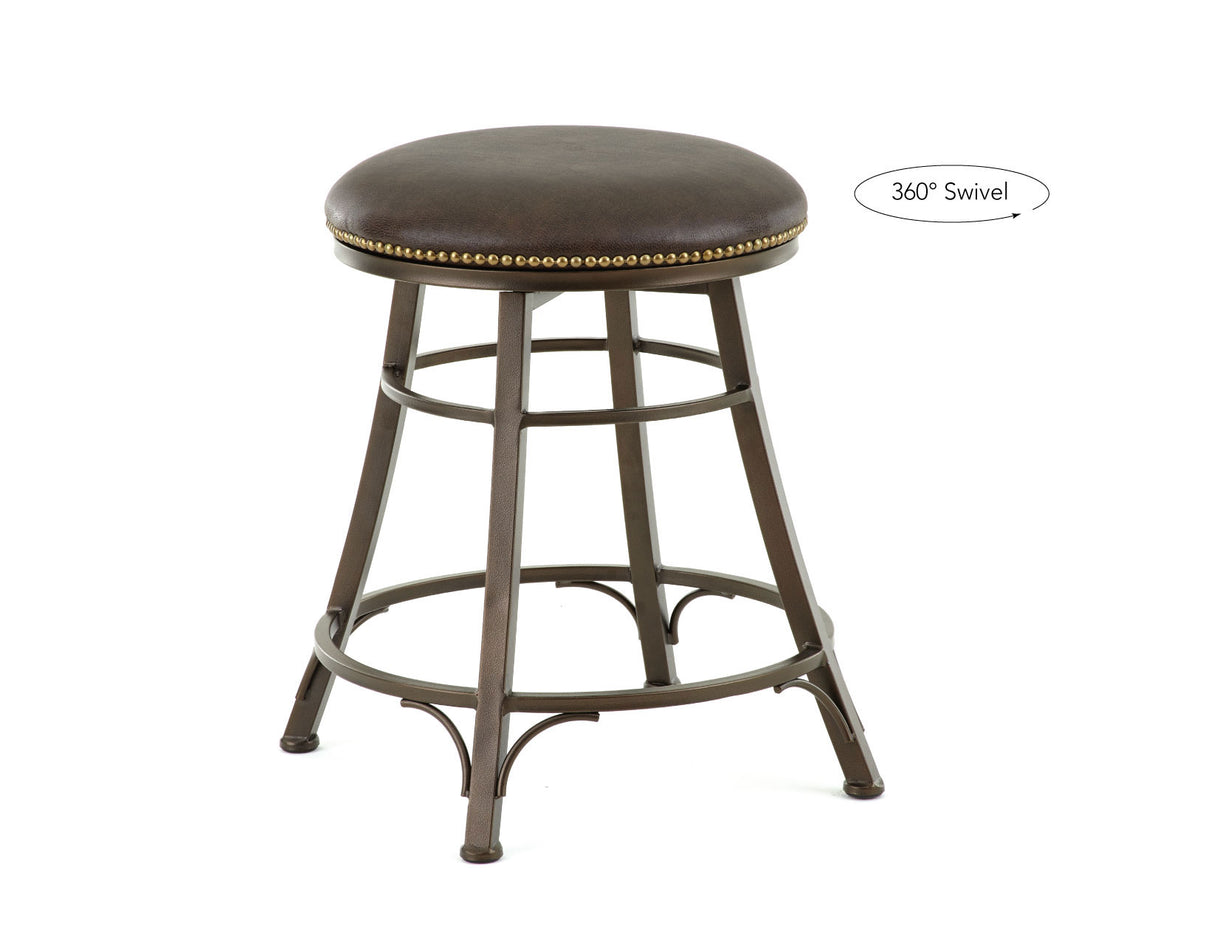 Bali 24″ Backless Counter Stool, Swivel from Steve Silver - Luna Furniture