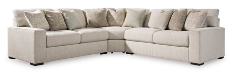 Ballyton Sand 3-Piece Sectional from Ashley - Luna Furniture