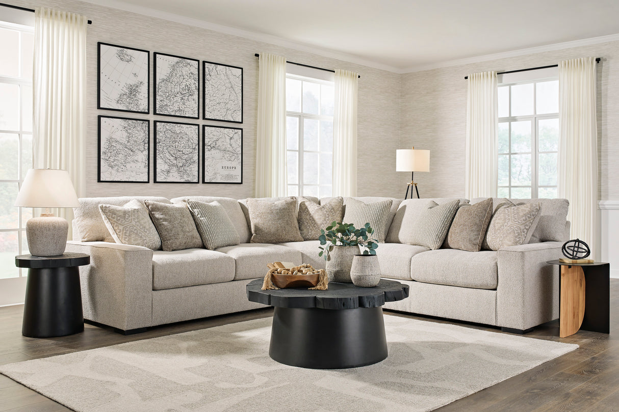 Ballyton Sand 3-Piece Sectional from Ashley Furniture - Luna Furniture